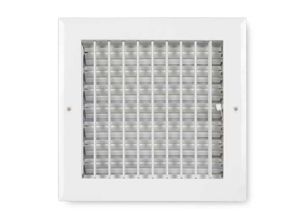 270 Series Aluminum Sidewall/Ceiling Register with Adjustable Fins